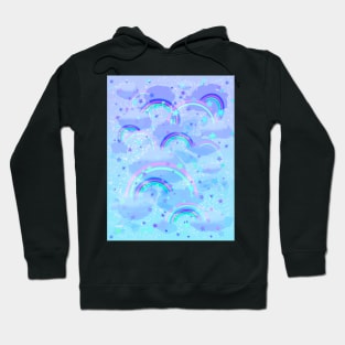 Clouds and rainbows 2 Hoodie